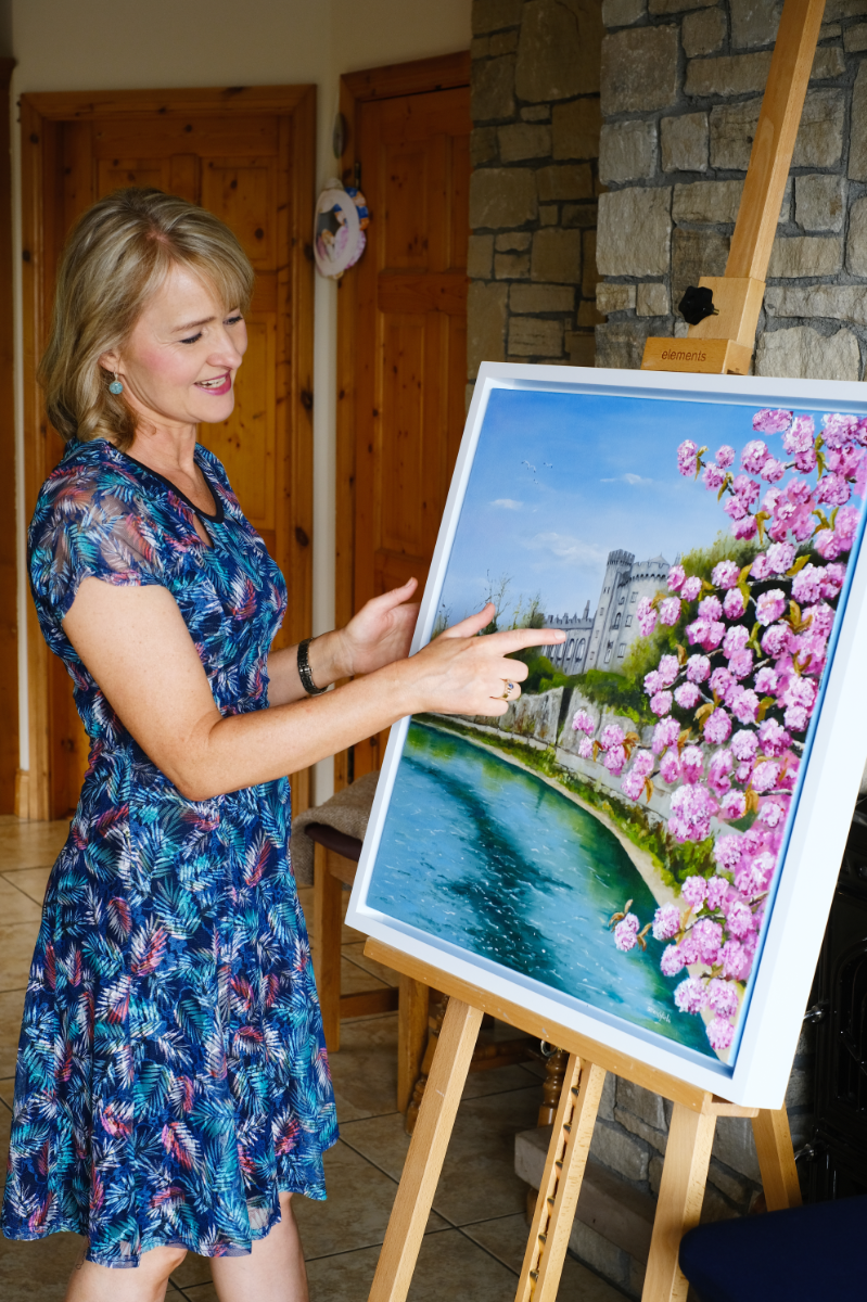 Sandra in Her Studio